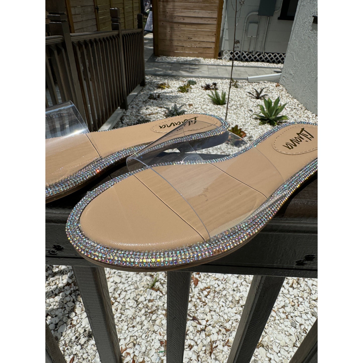 Lindy Clear bling sandal