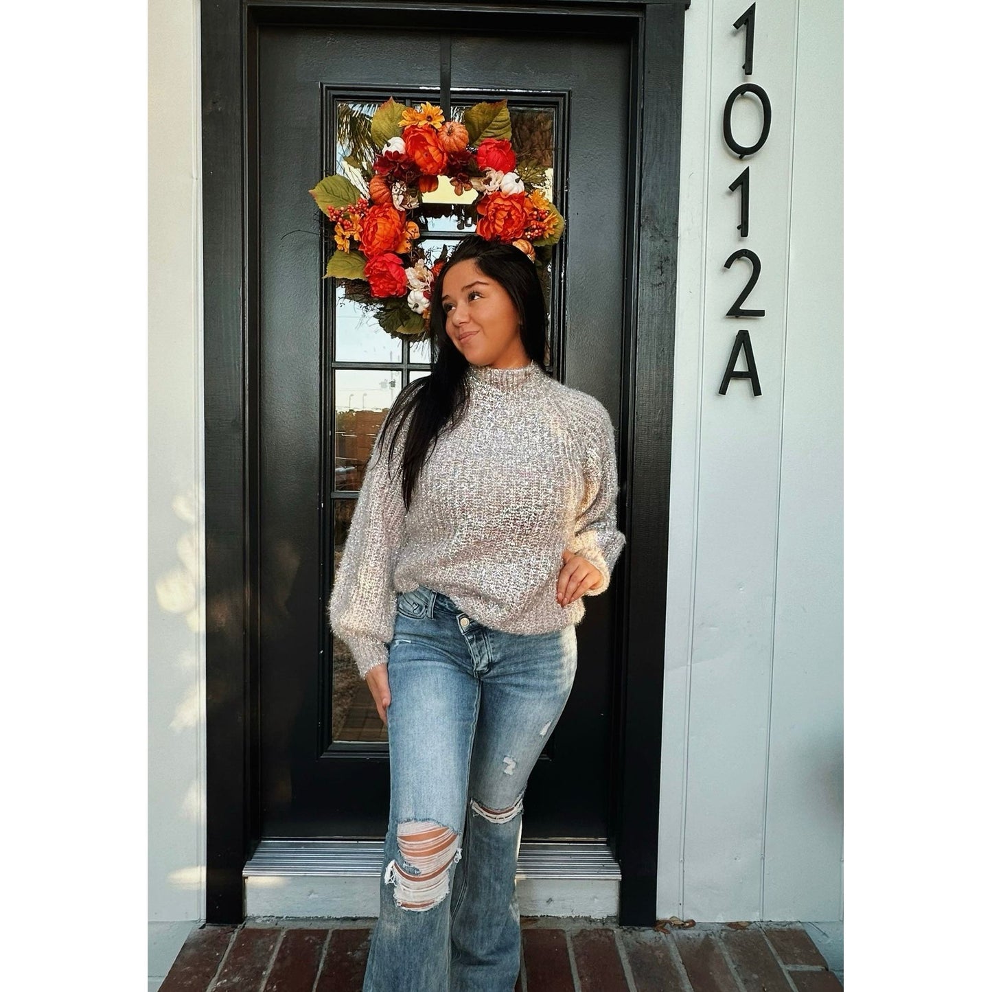Champagne nights sweater