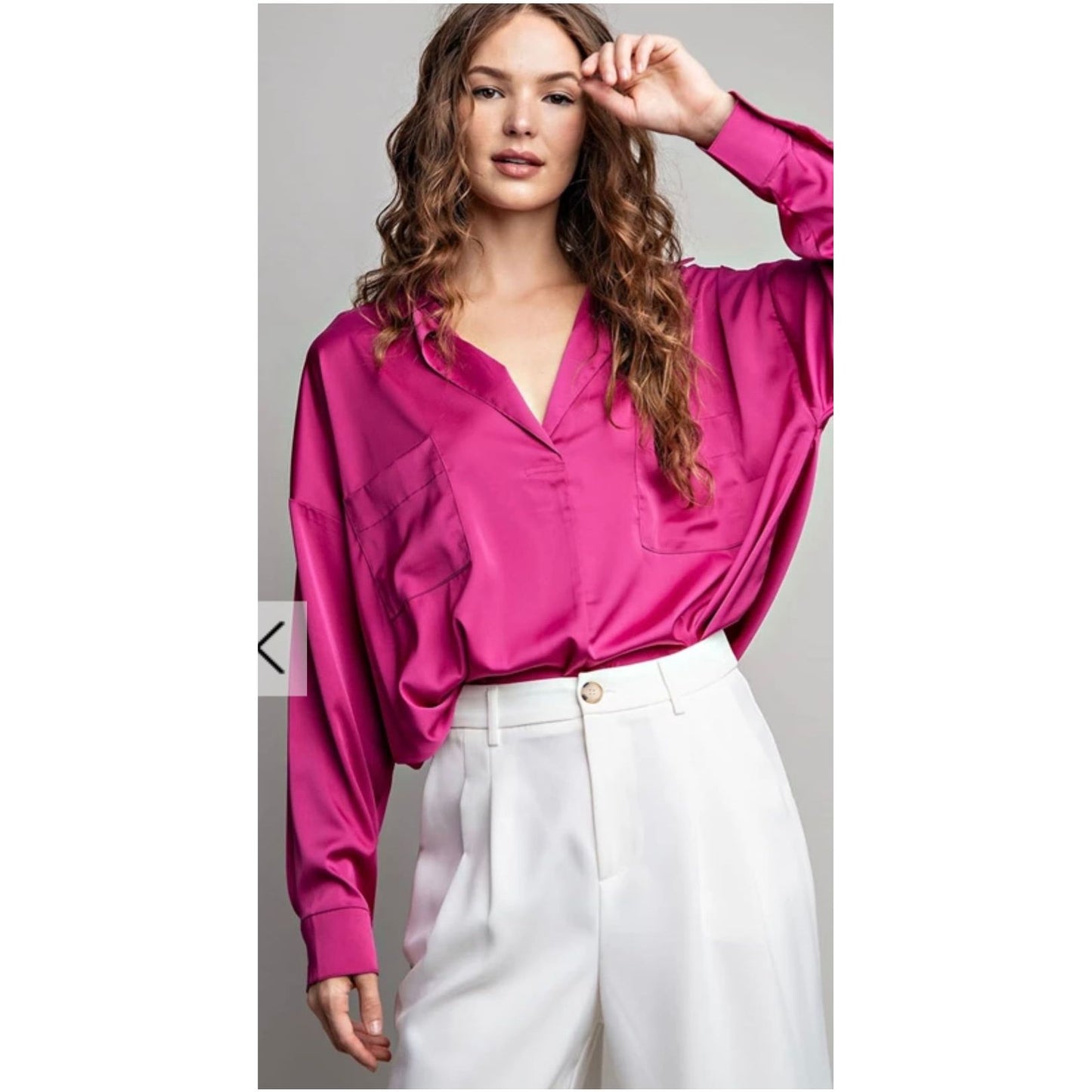 Mariah pink blouse