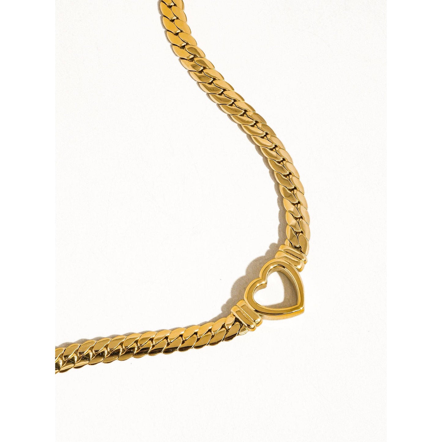 Heart Chain Bracelet Non tarnish