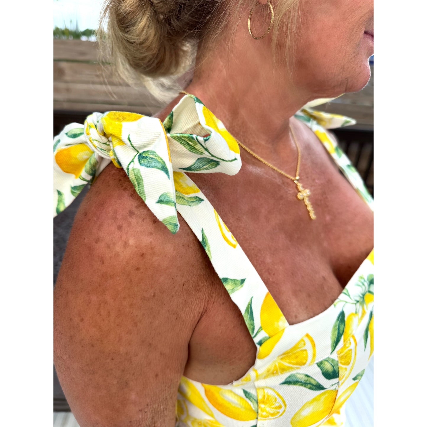 Sorrento Style Lemon Dress