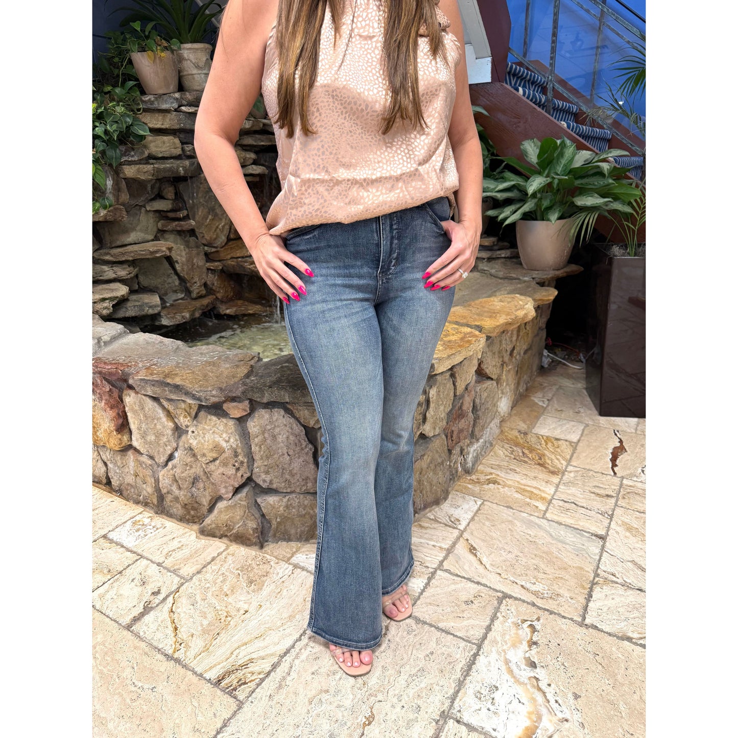 Judy Blue Tummy Control Flare Jeans