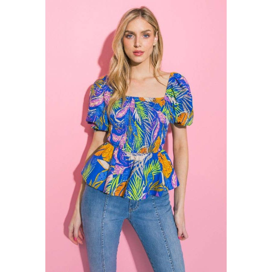 Isla Aura Smocked Blouse