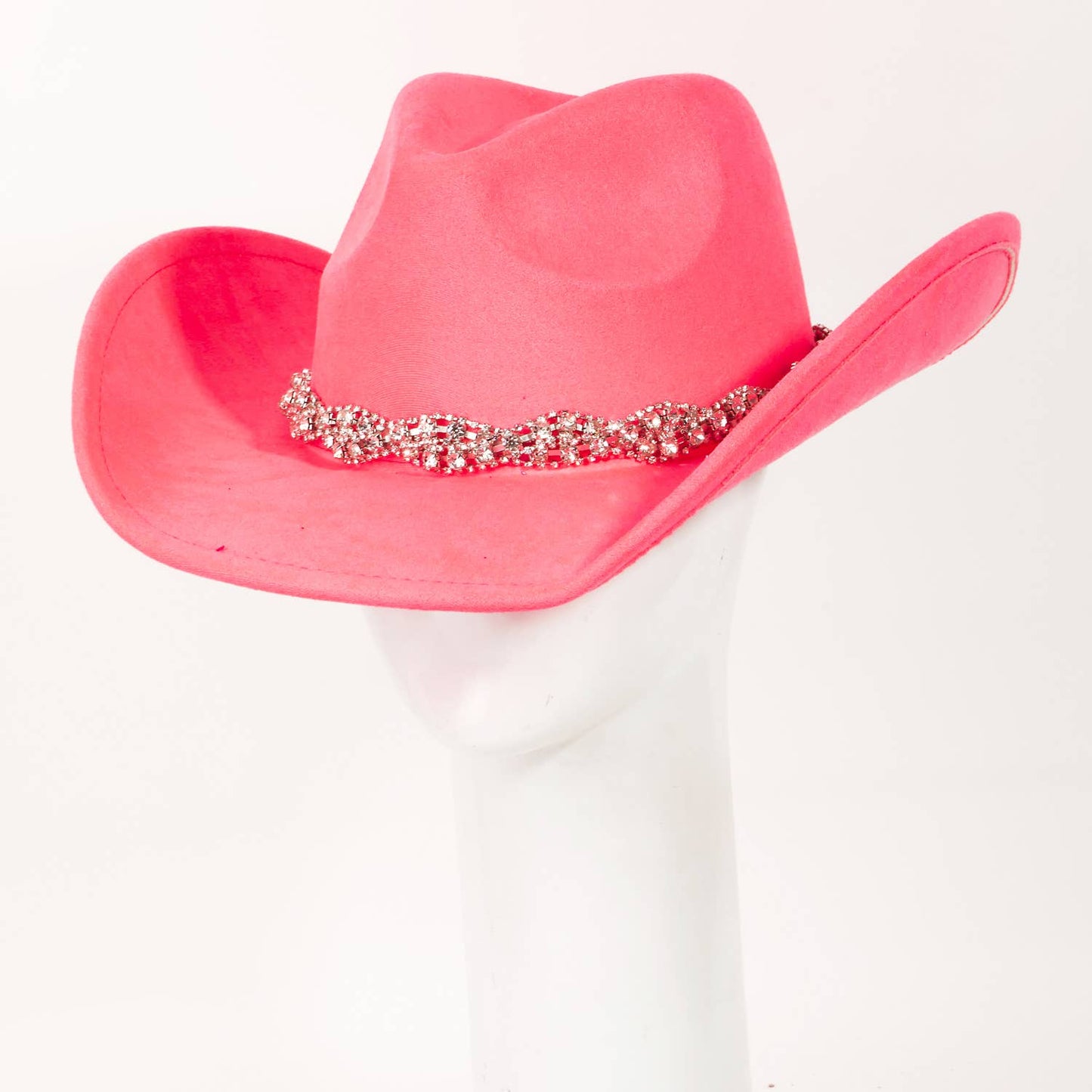 Rhinestone Chain Strap Western Cowboy Hat