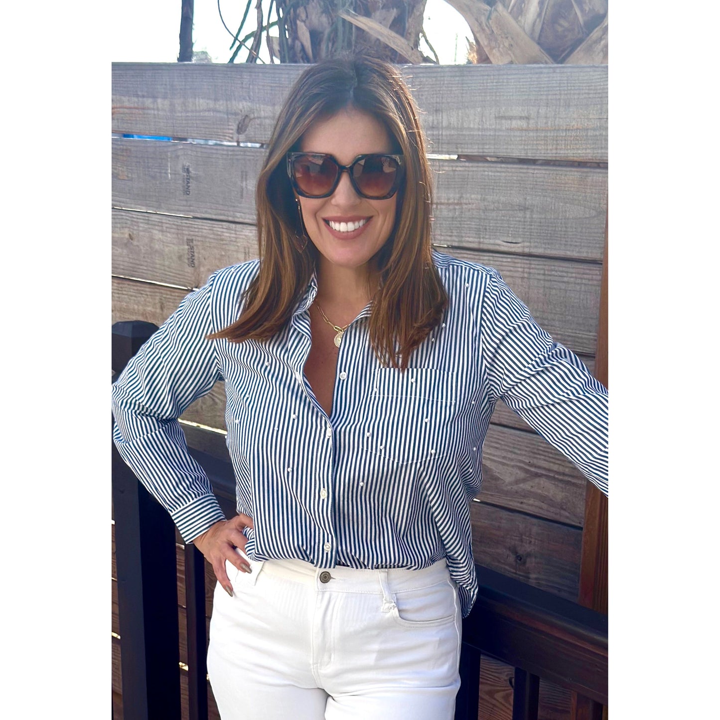 Coastal Breeze Button Up