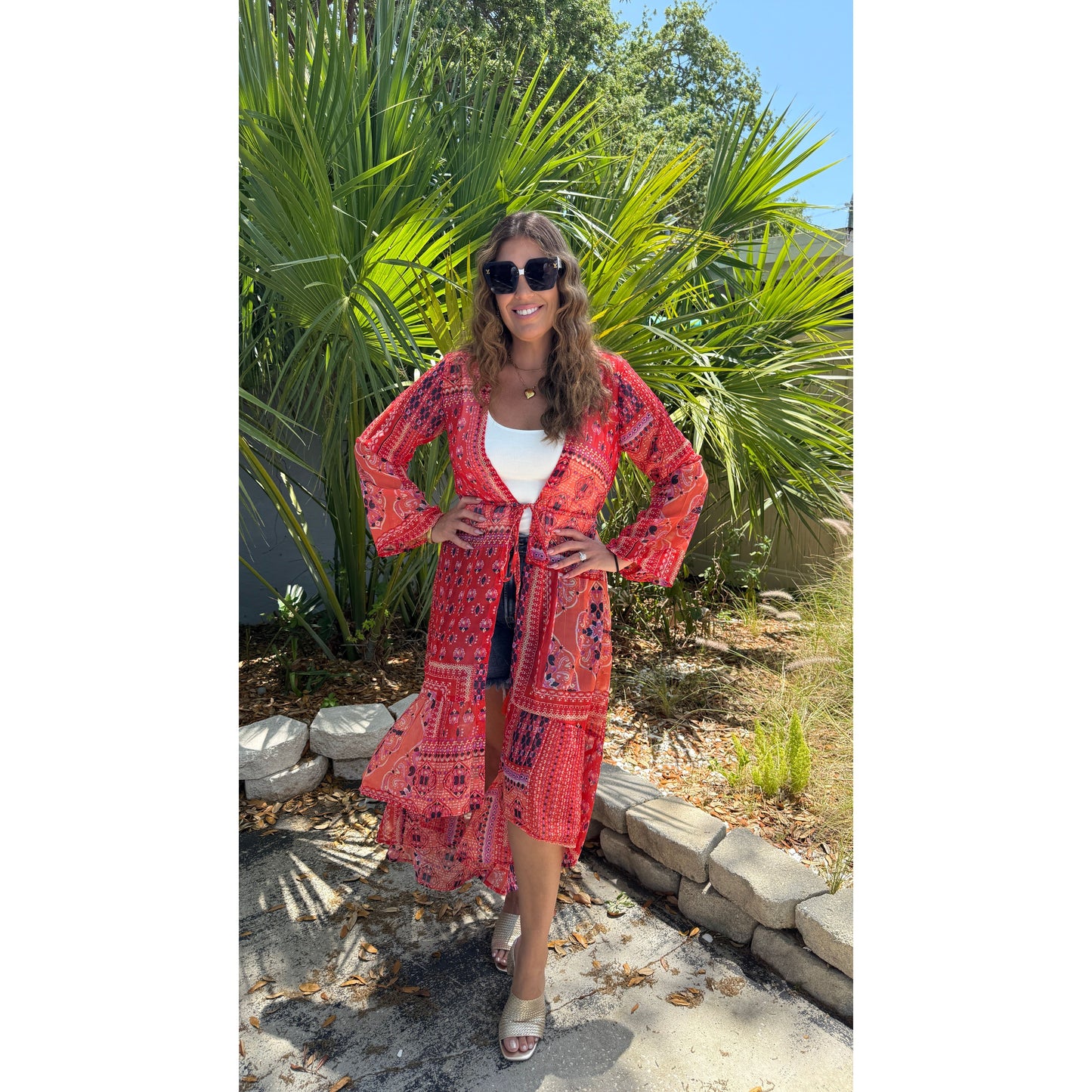 Interbloom Boho Kimono