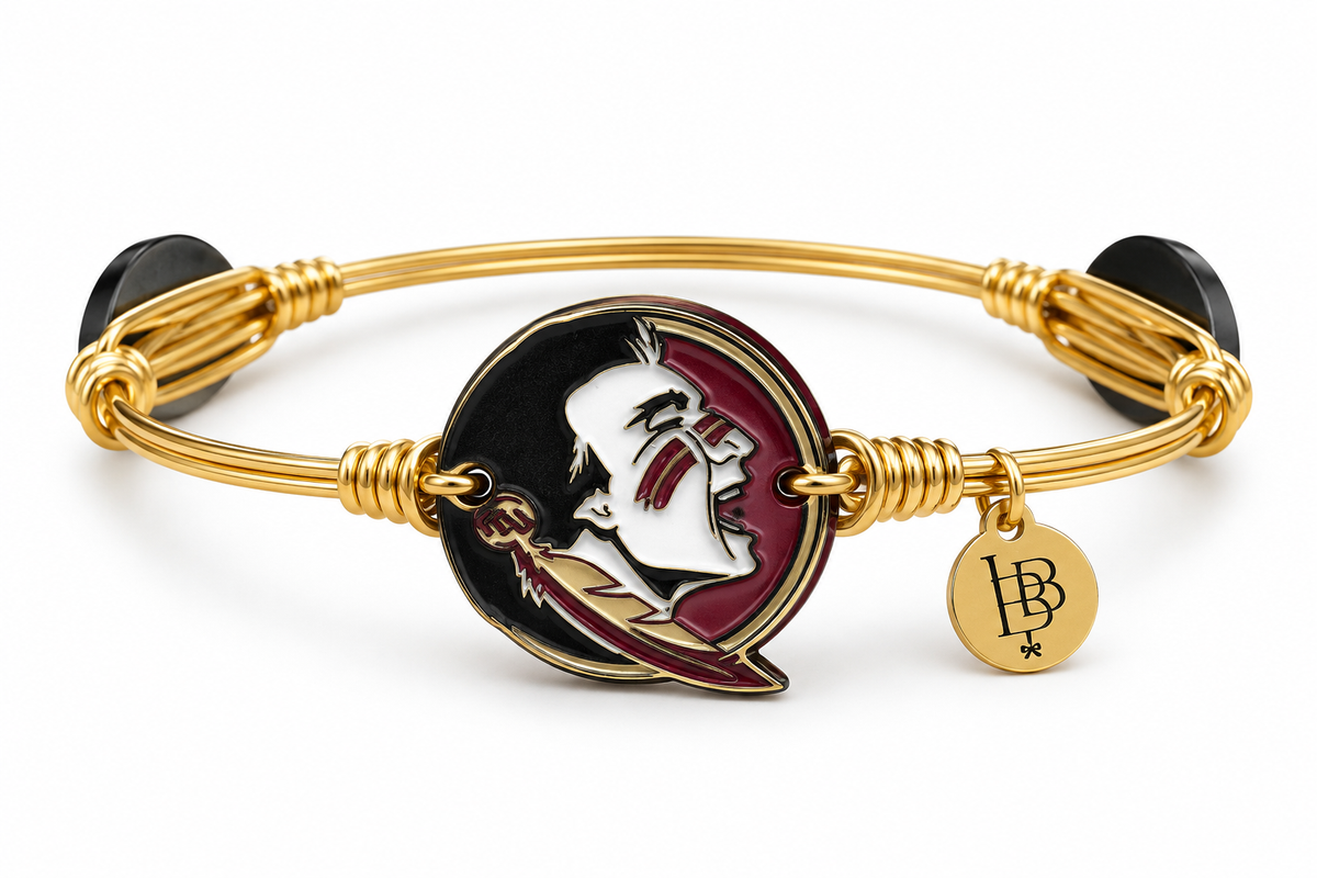 The Florida State Seminoles Logo Bangle Bracelet
