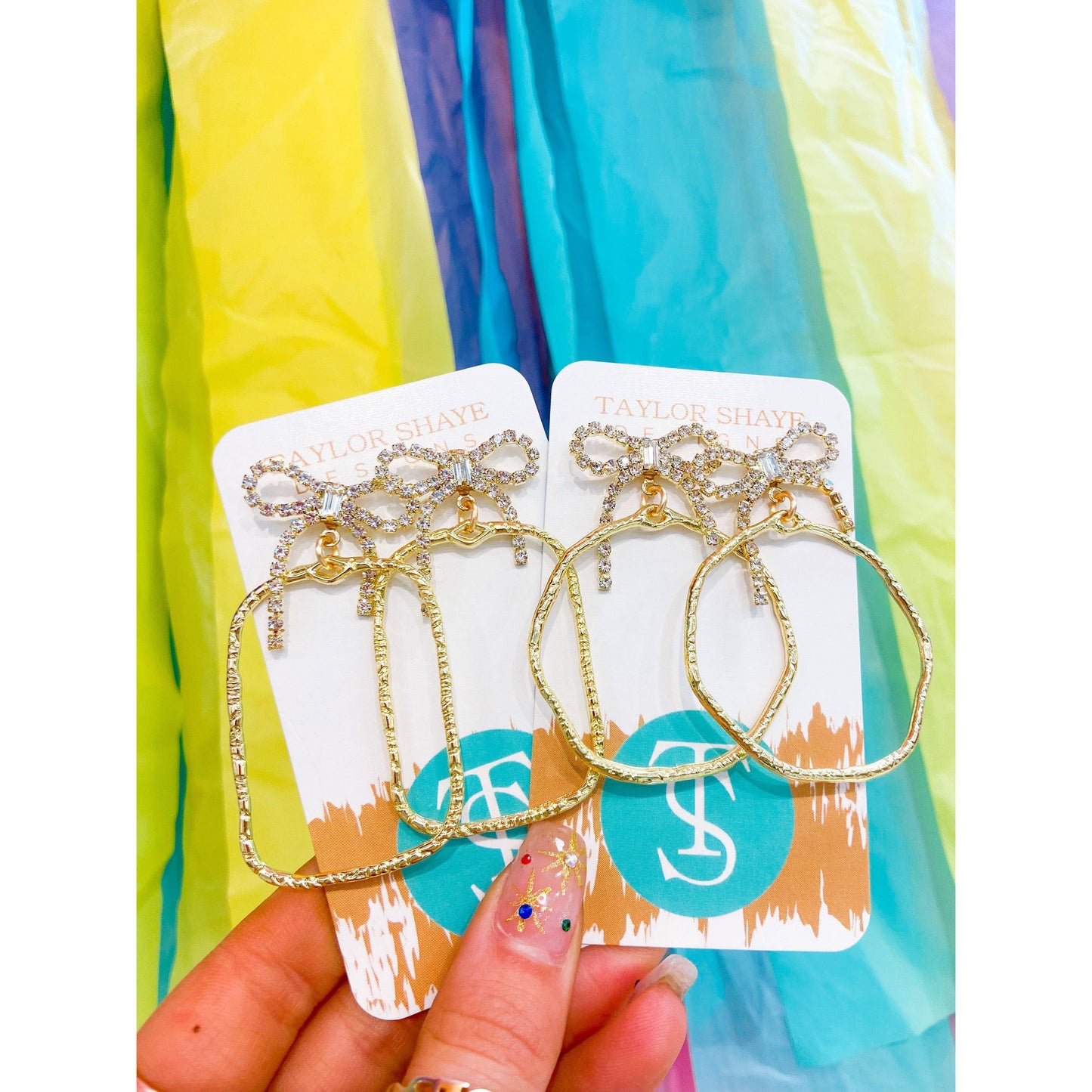 Nina Bow Hoops