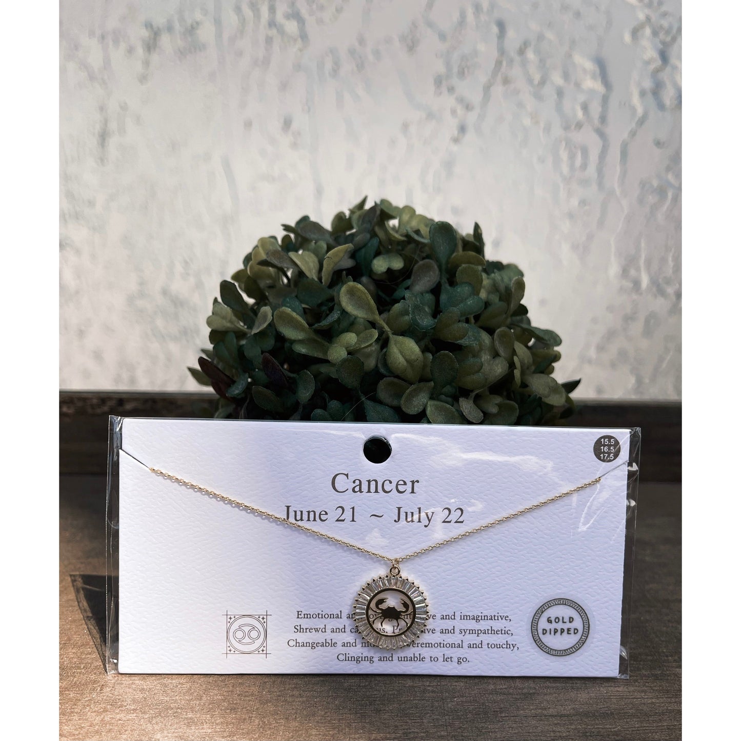 Zodiac Necklace Gold