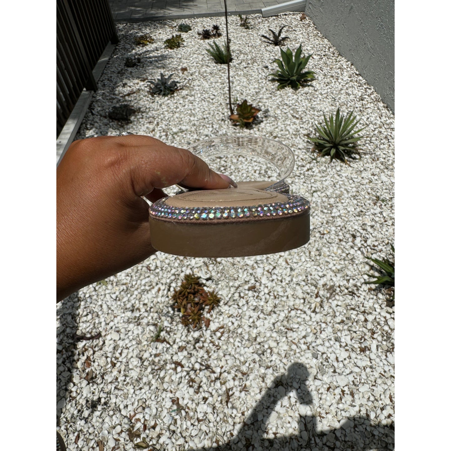 Lindy Clear bling sandal
