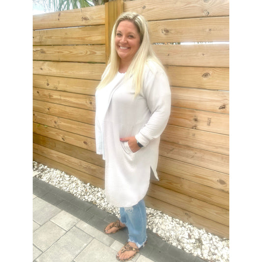Breezy Nights Open Cardigan sweater (curvy)