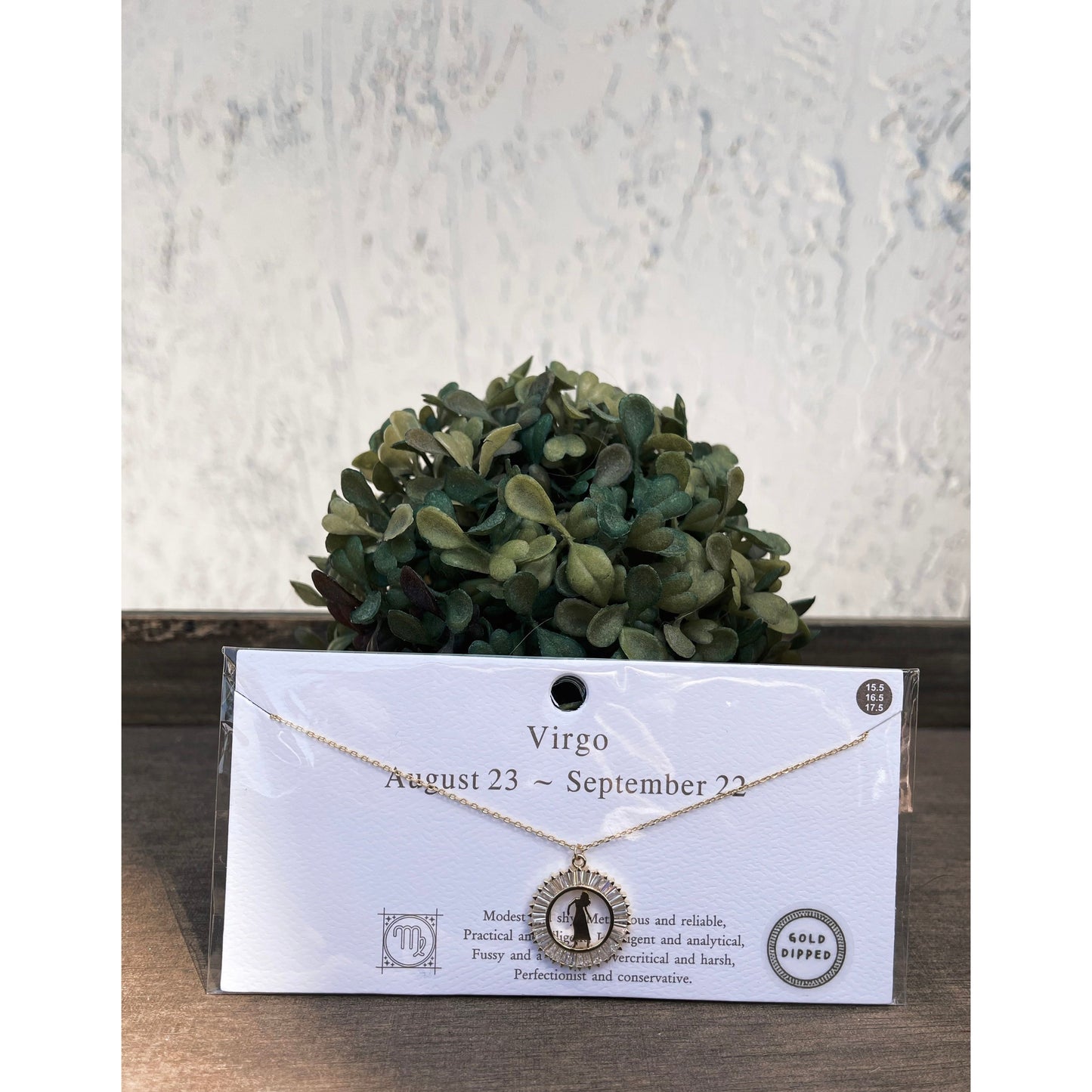 Zodiac Necklace Gold