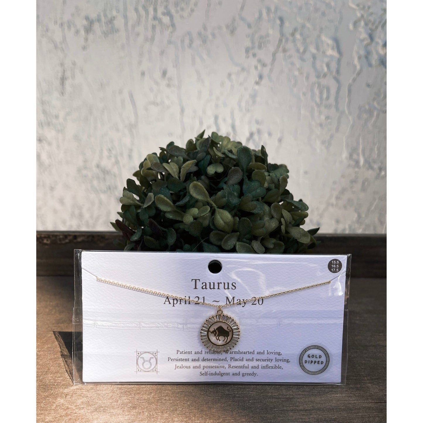 Zodiac Necklace Gold