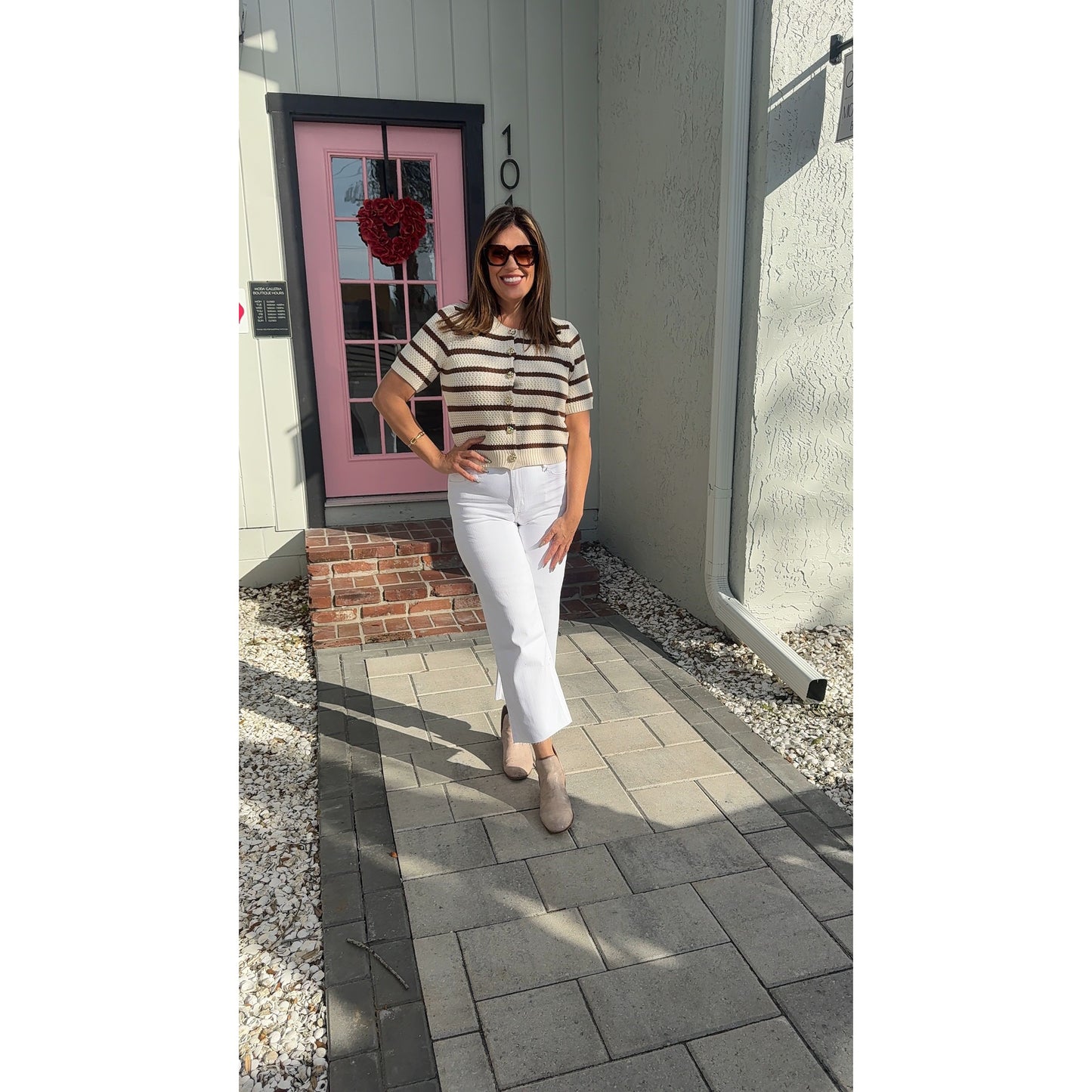 Vervet White Wide Leg Jeans