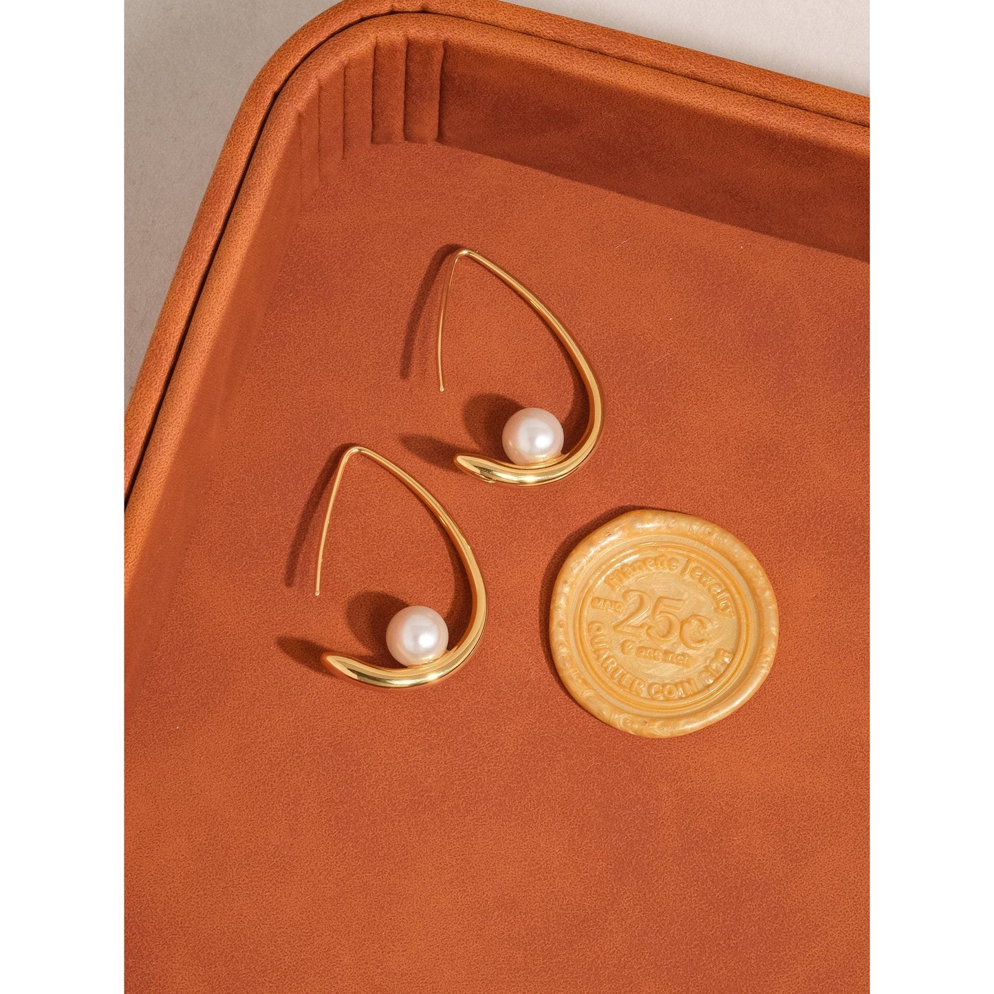 Tallis 18K Gold Classic Pearl Drop Earring