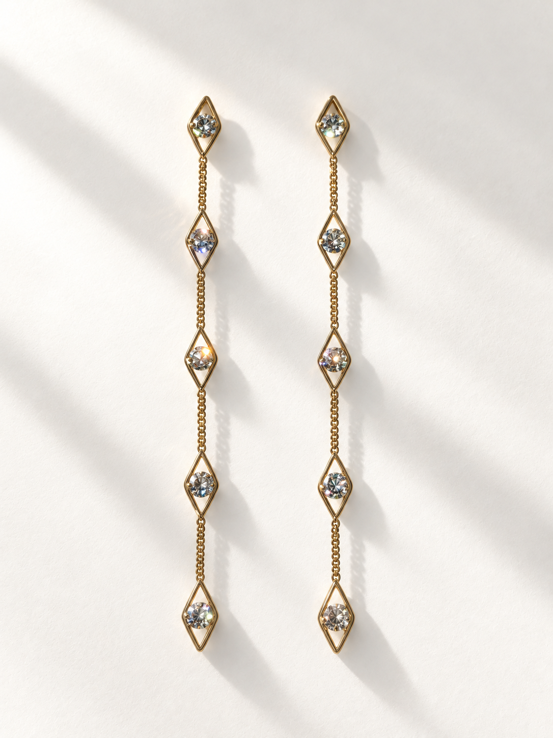 Celestial Link Drop Earrings
