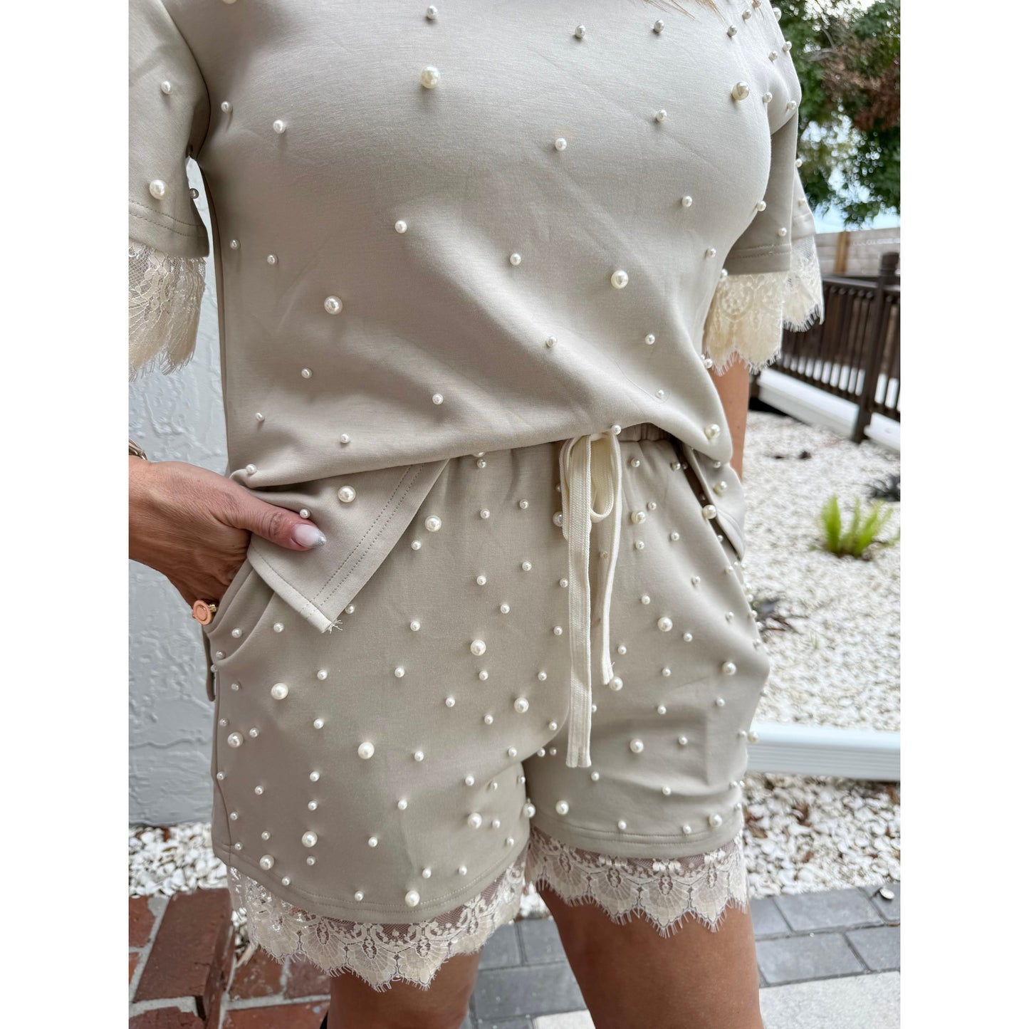 Pearls and Prosecco lounge set
