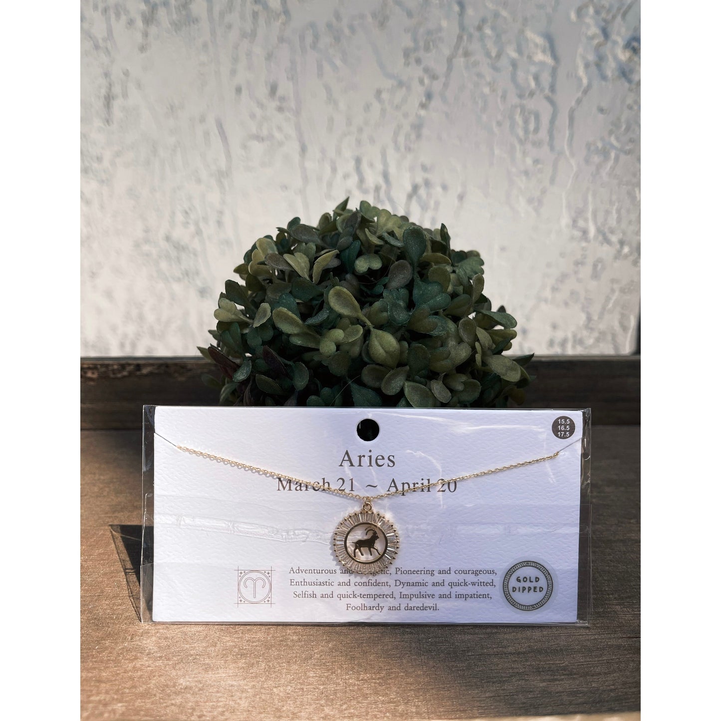 Zodiac Necklace Gold