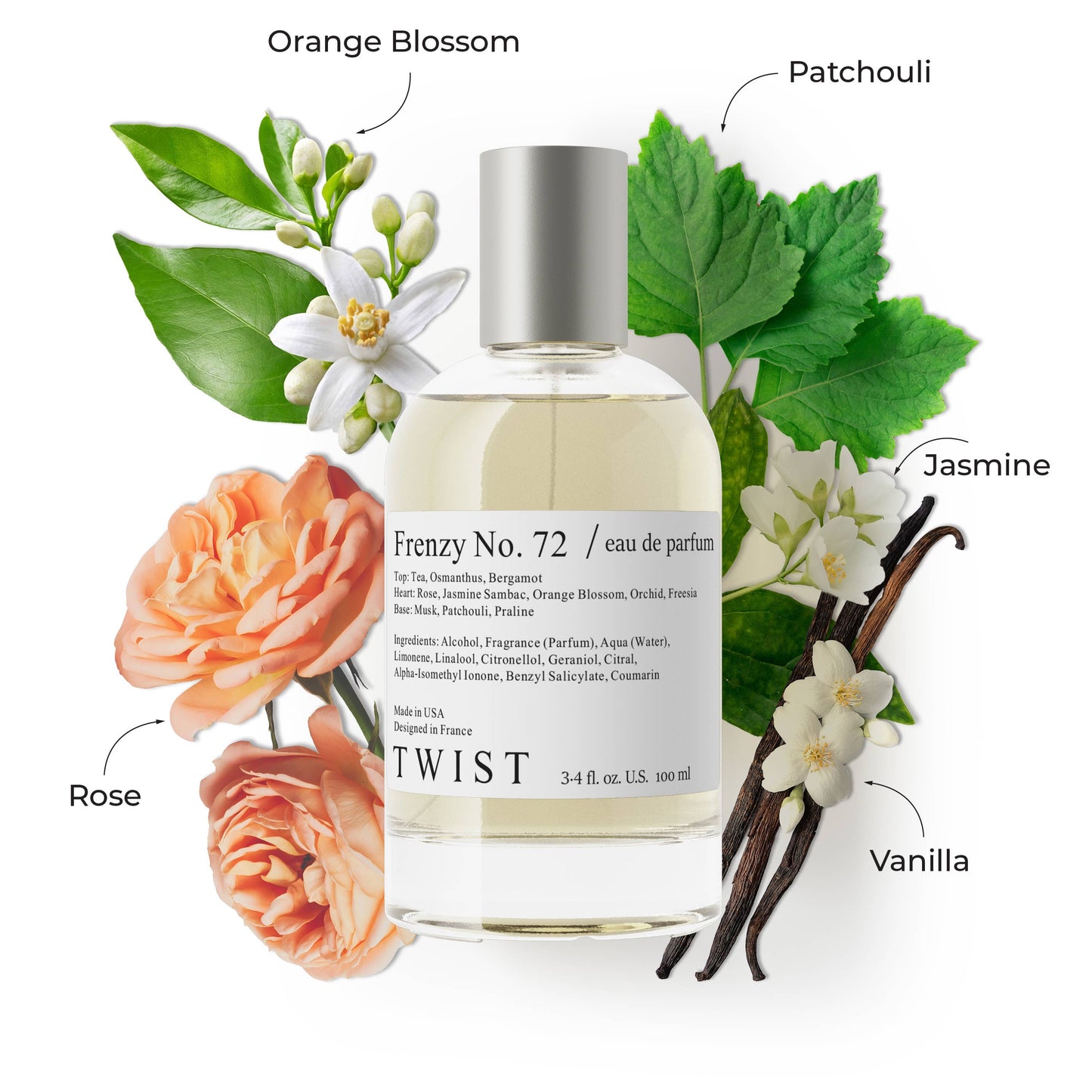Twist Frenzy No. 72 Inspired by V & R Flower Bomb Perfume