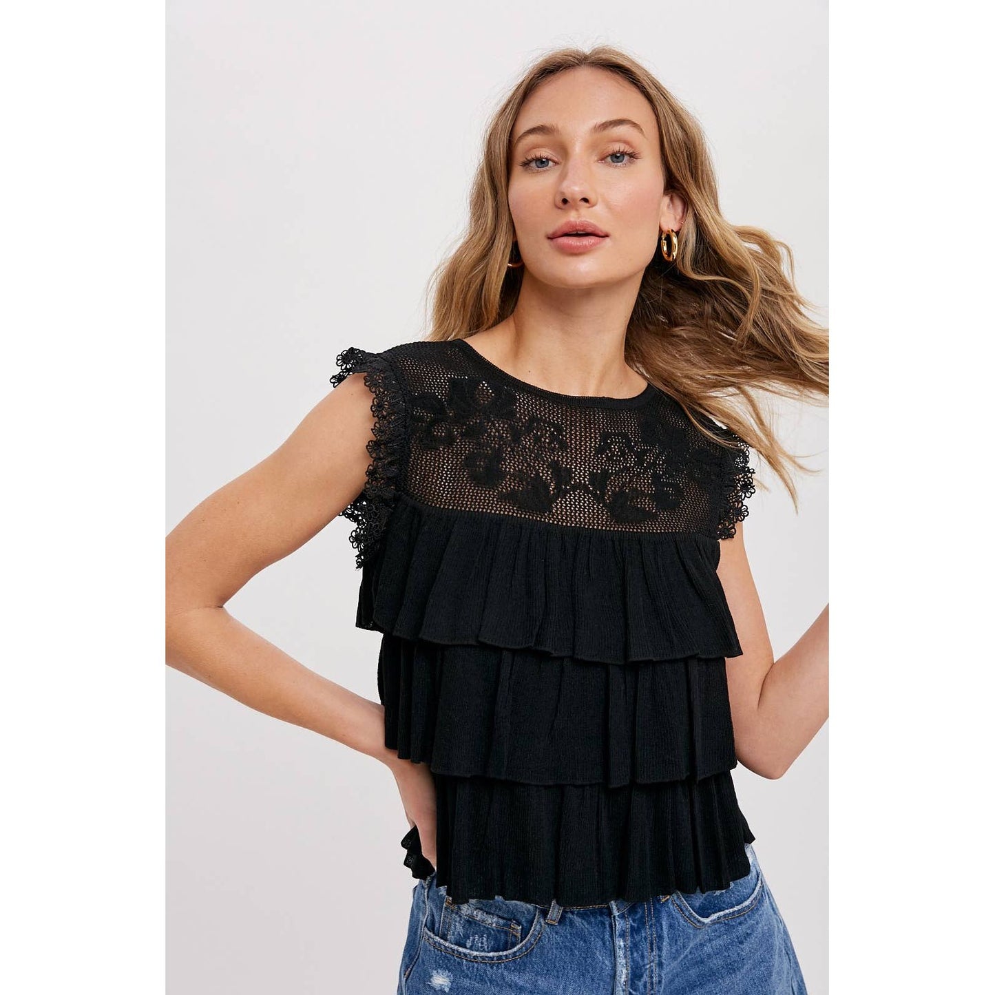 Hello beautiful tiered top