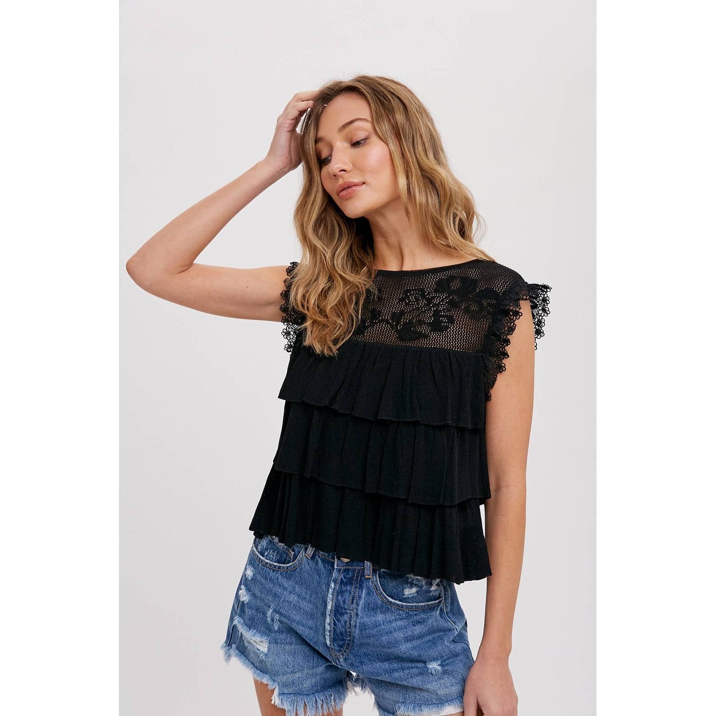 Hello beautiful tiered top