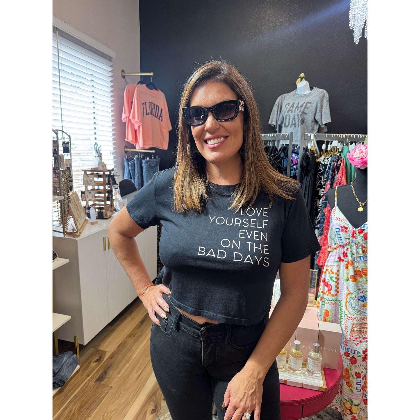 Love yourself crop top