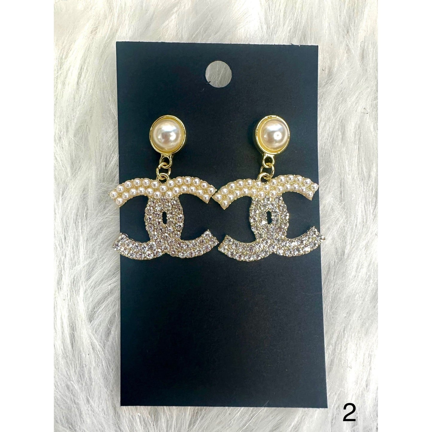 Pearlin luxe earrings designer inspired