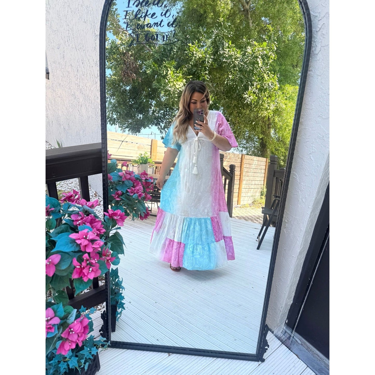 Sunset by the bay boho dress