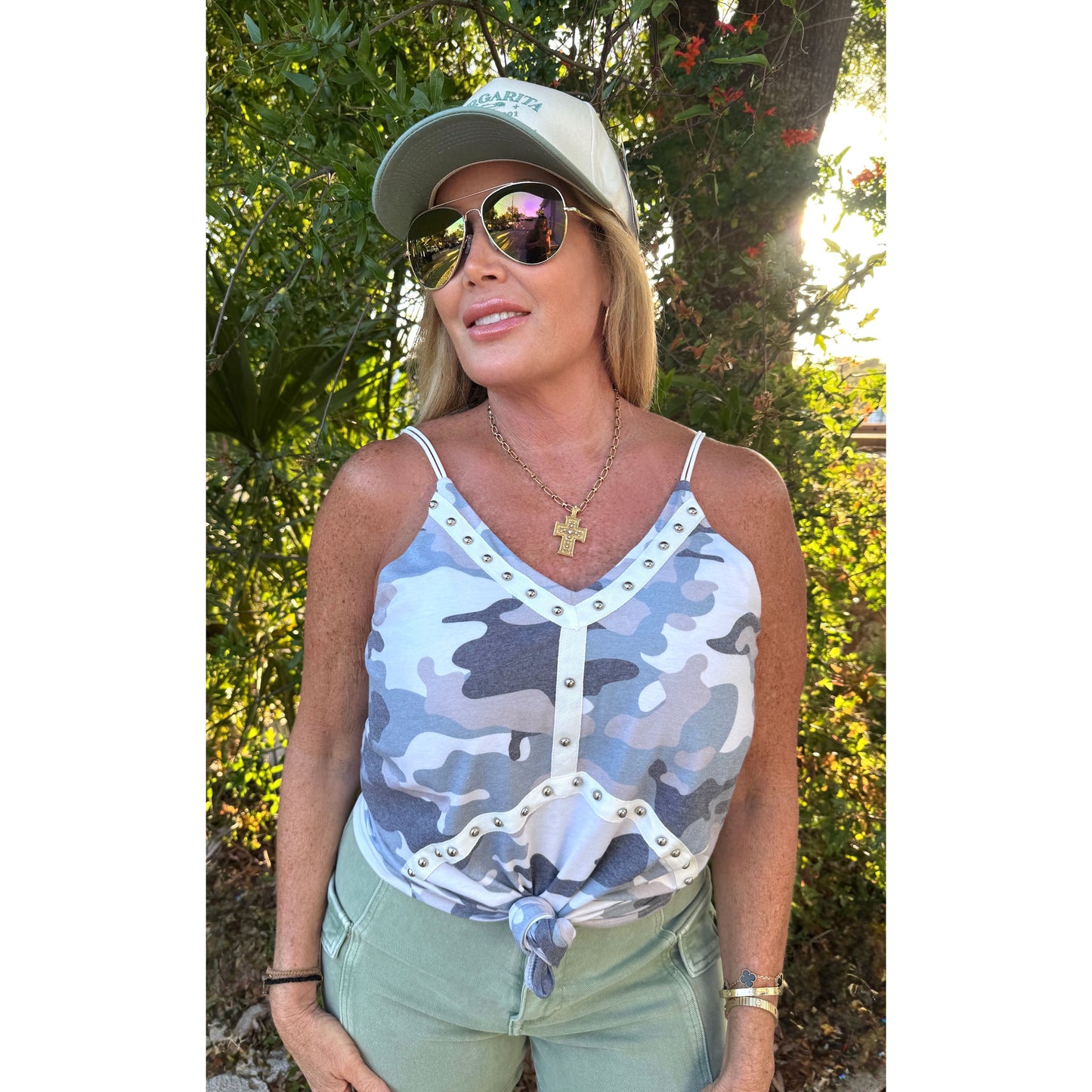 Camo babe cami