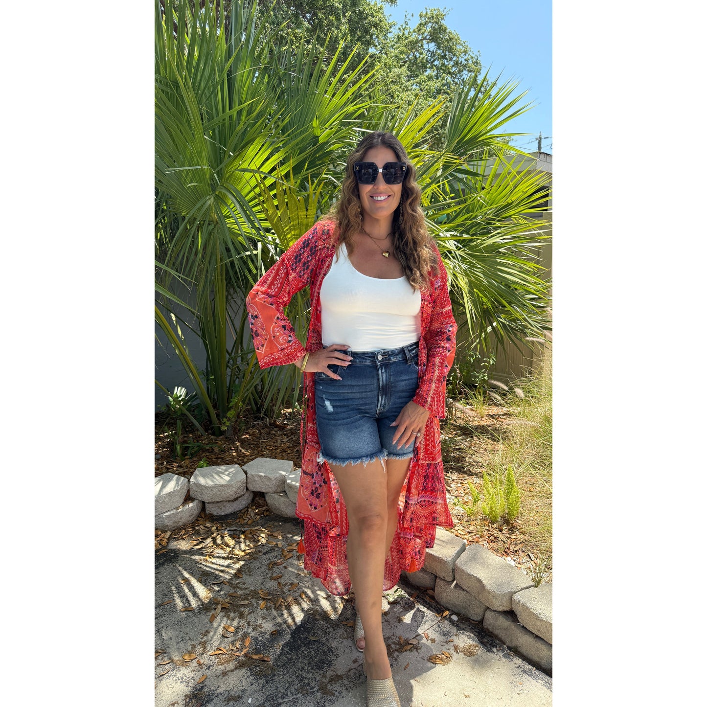 Interbloom Boho Kimono