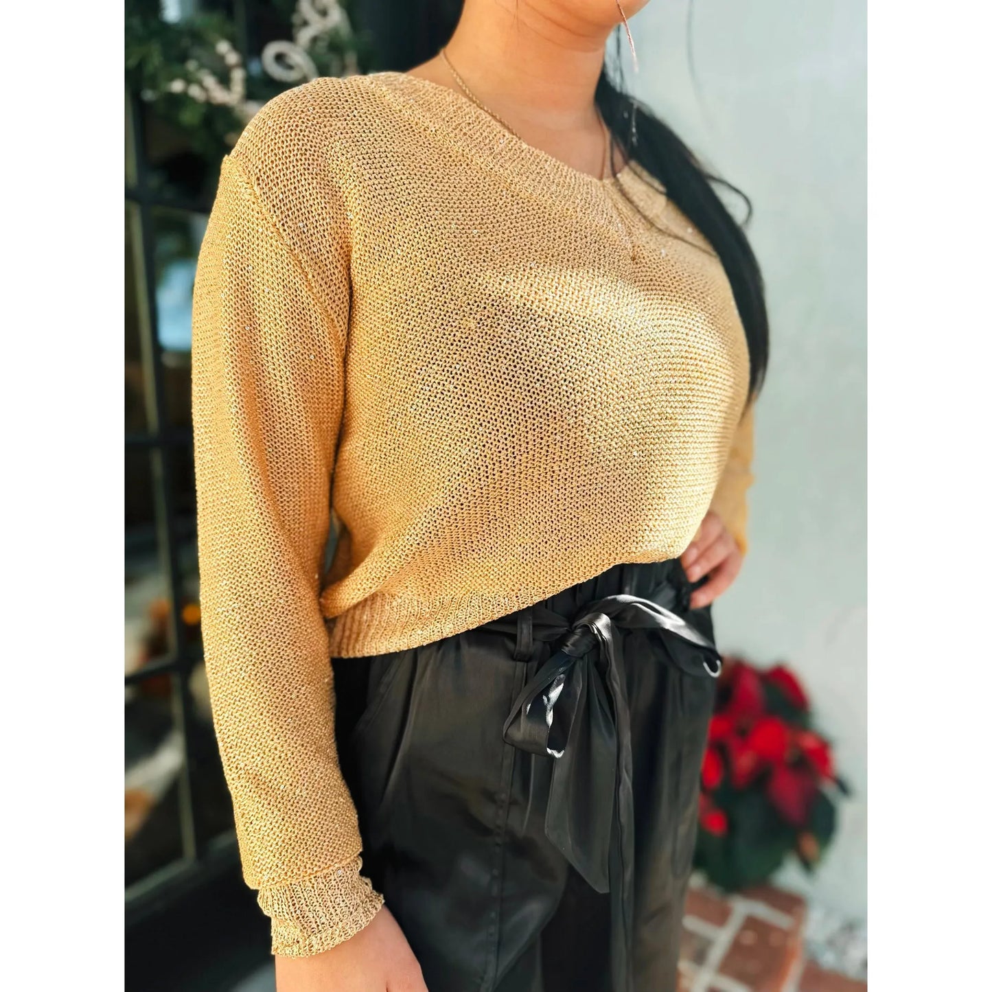 Golden nights sweater