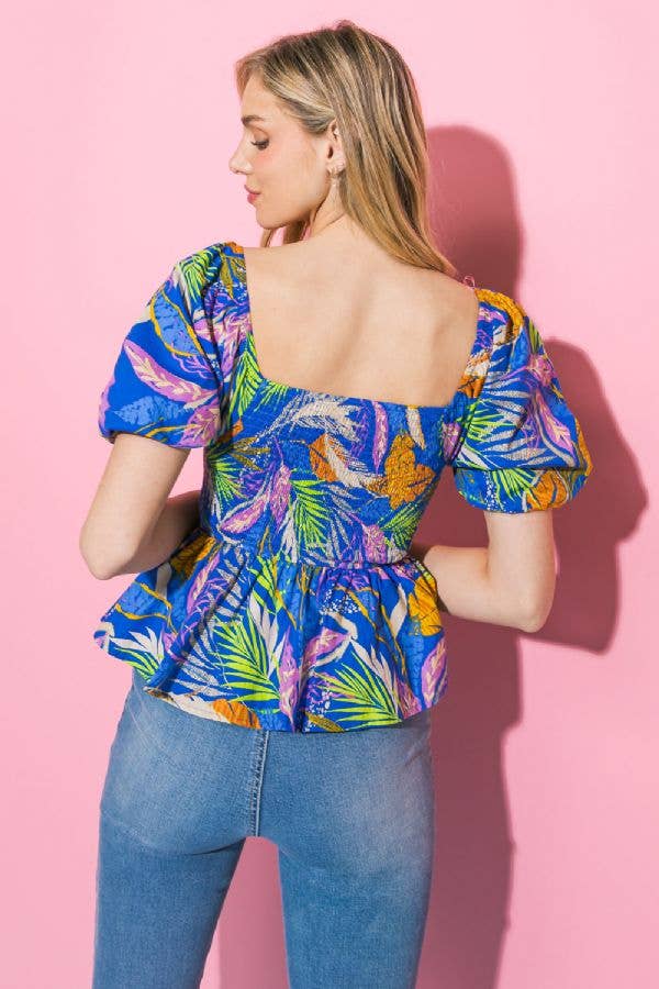 Isla Aura Smocked Blouse