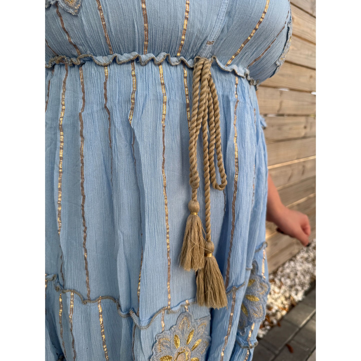 Santorini Bliss boho dress