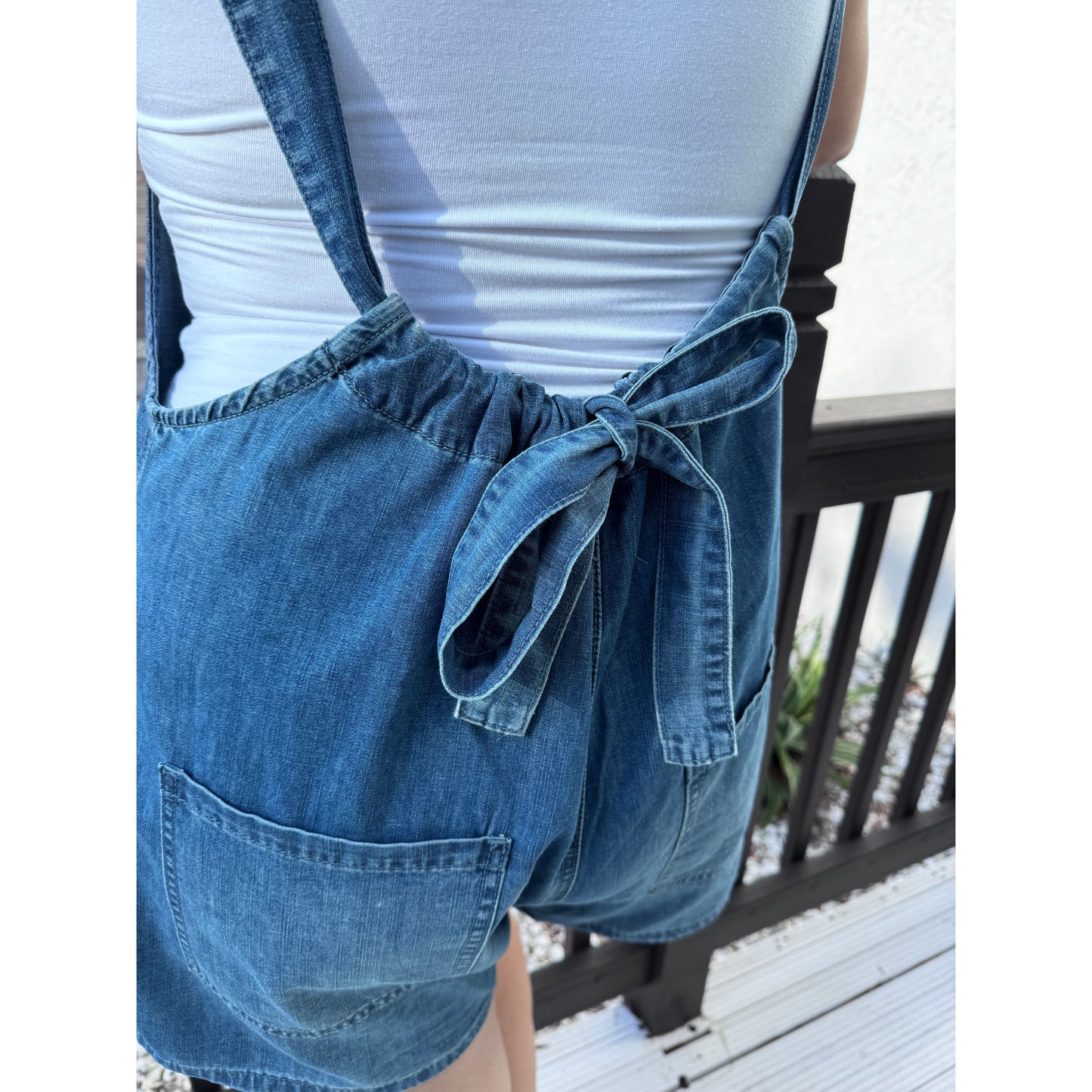 It’s a beautiful day denim Romper