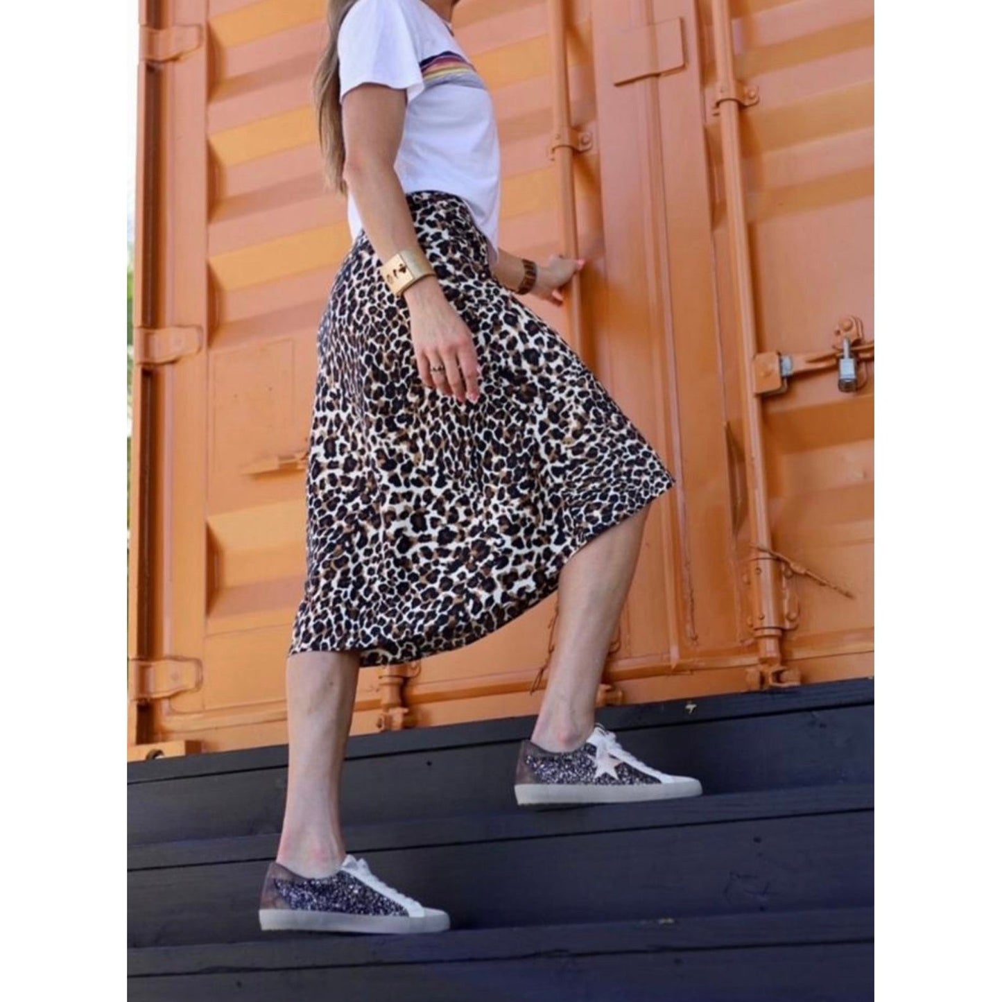 SHUSHOP PAMELA Everyday Star Sneaker- Rose gold Star (bronze)