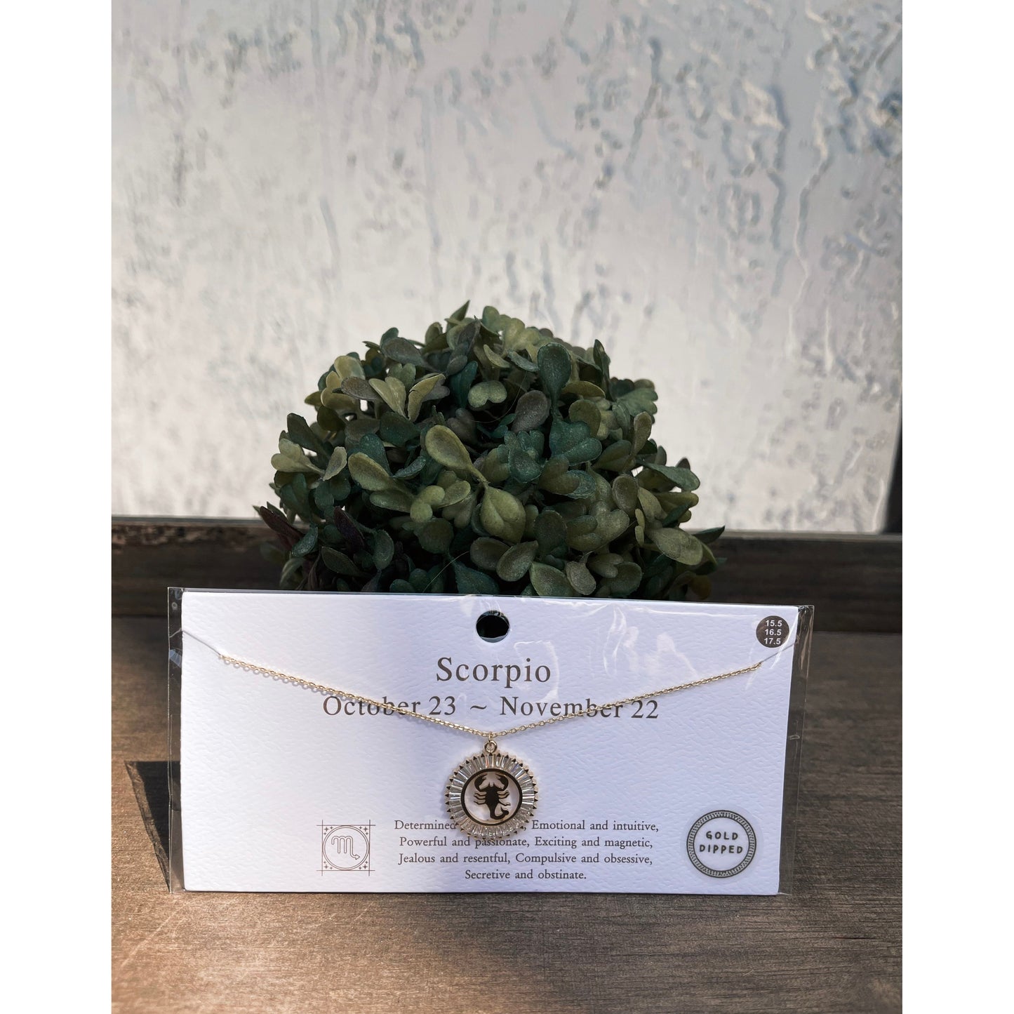 Zodiac Necklace Gold