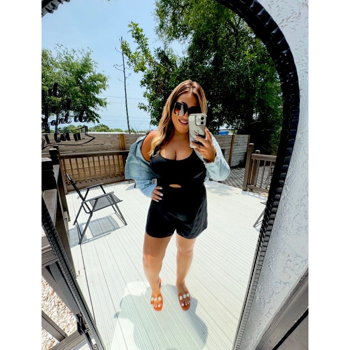 Peek-a-boo Athletic Romper
