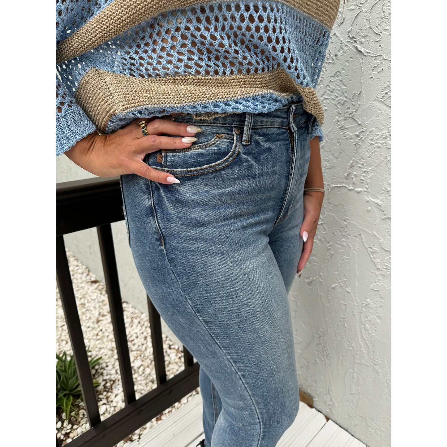 “Milania” Judy Blue tummy control/ booty lift Skinny Jeans