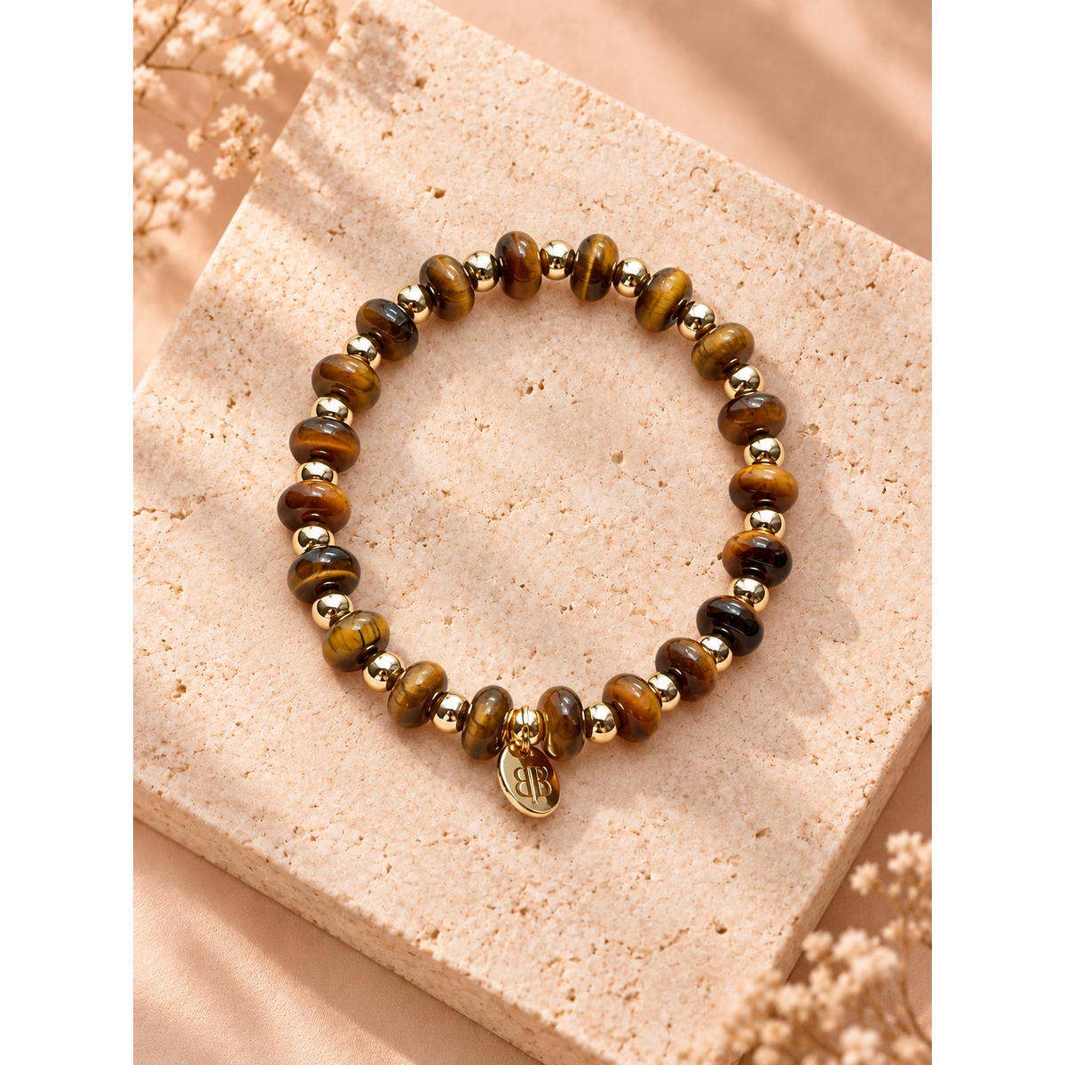 Annie Stretch Bracelet - Tiger's Eye