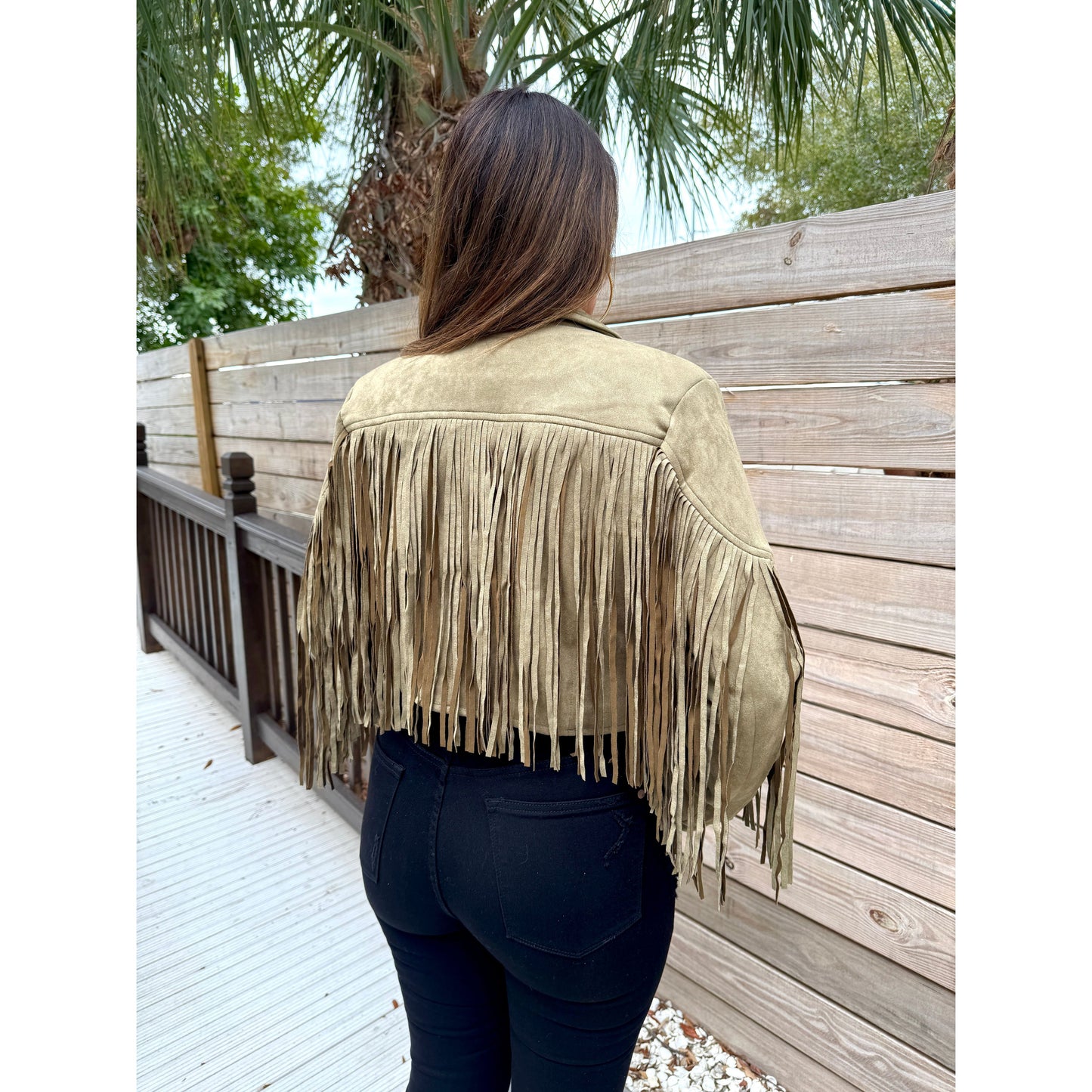 Suede Flaire Affair Jacket