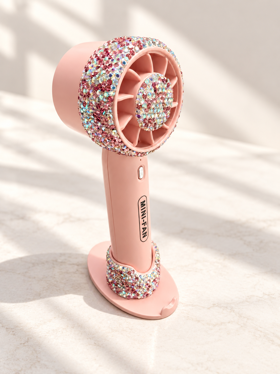 Bling Rhinestone Hand Fan
