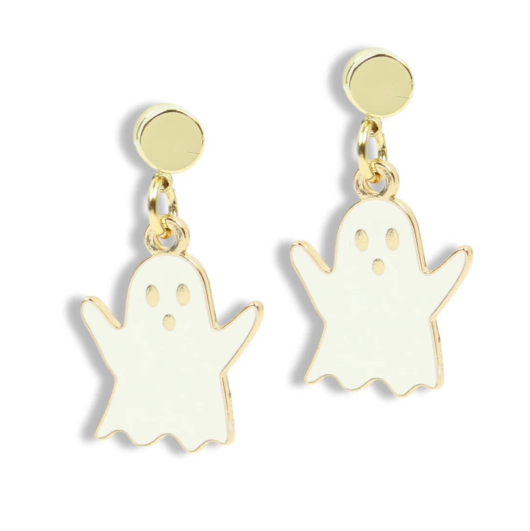 Ghost Earrings by Bourbon and Boweties