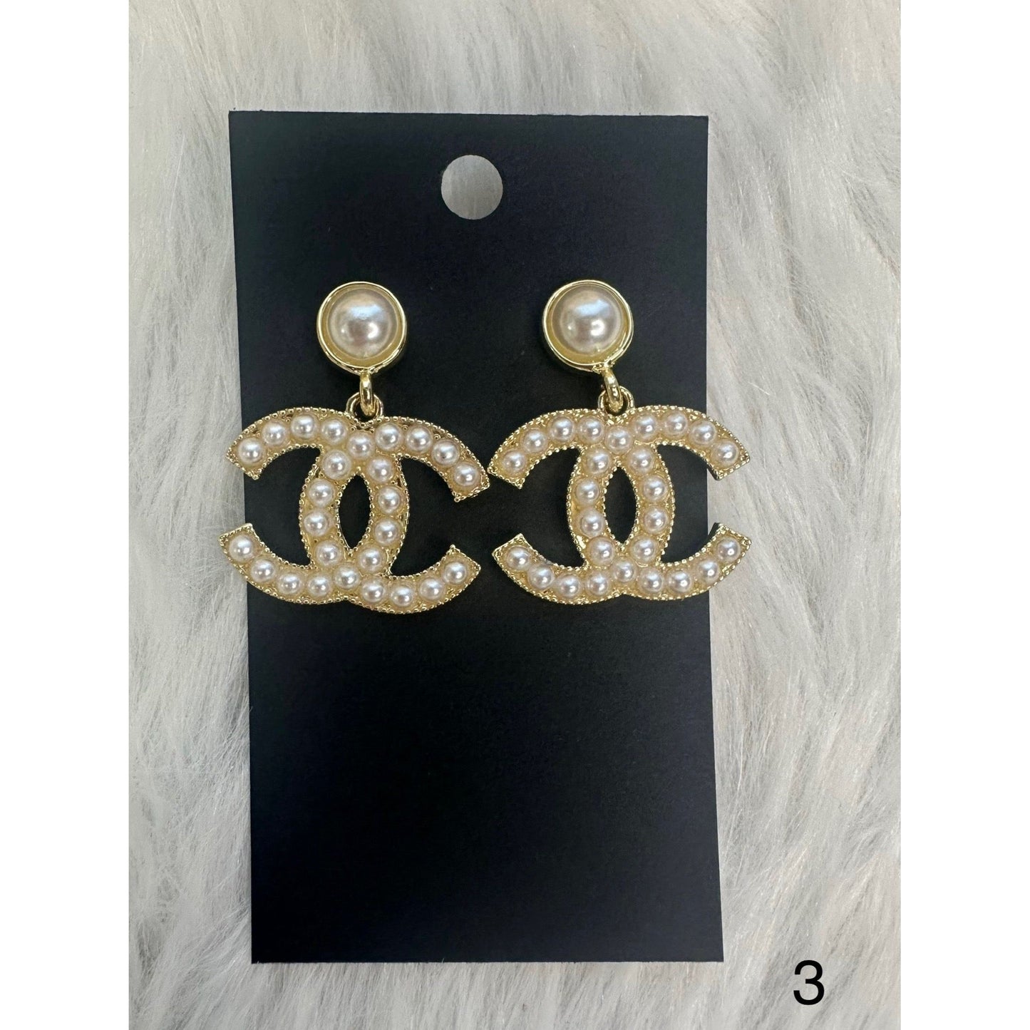 Pearlin luxe earrings designer inspired