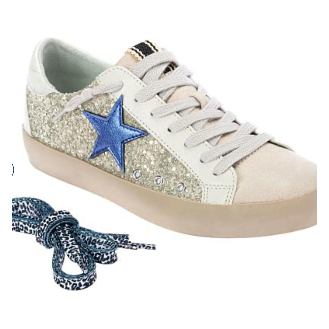SHUSHOP PAMELA Everyday Star Sneaker- Blue Star