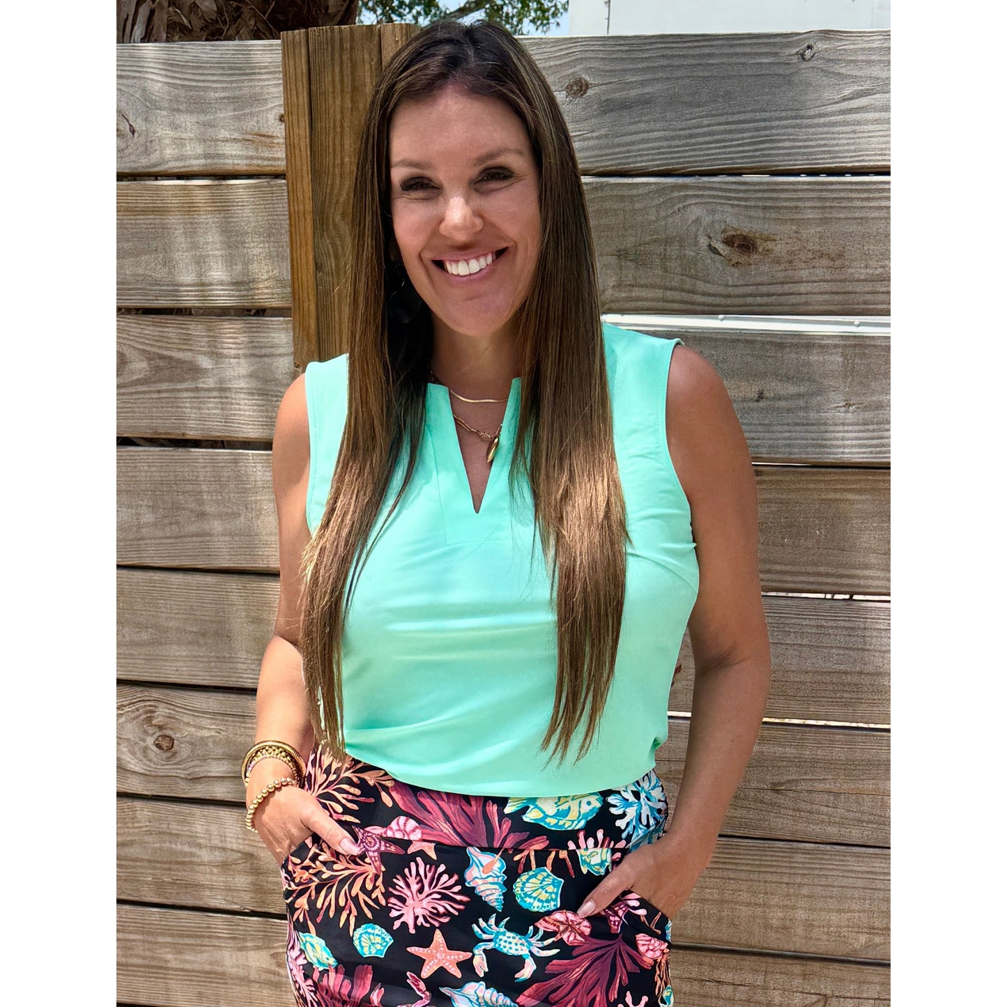 Gina Sleeveless Top by Aryeh