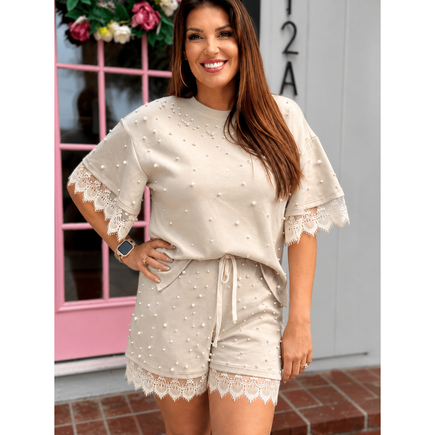 Pearls and Prosecco lounge set
