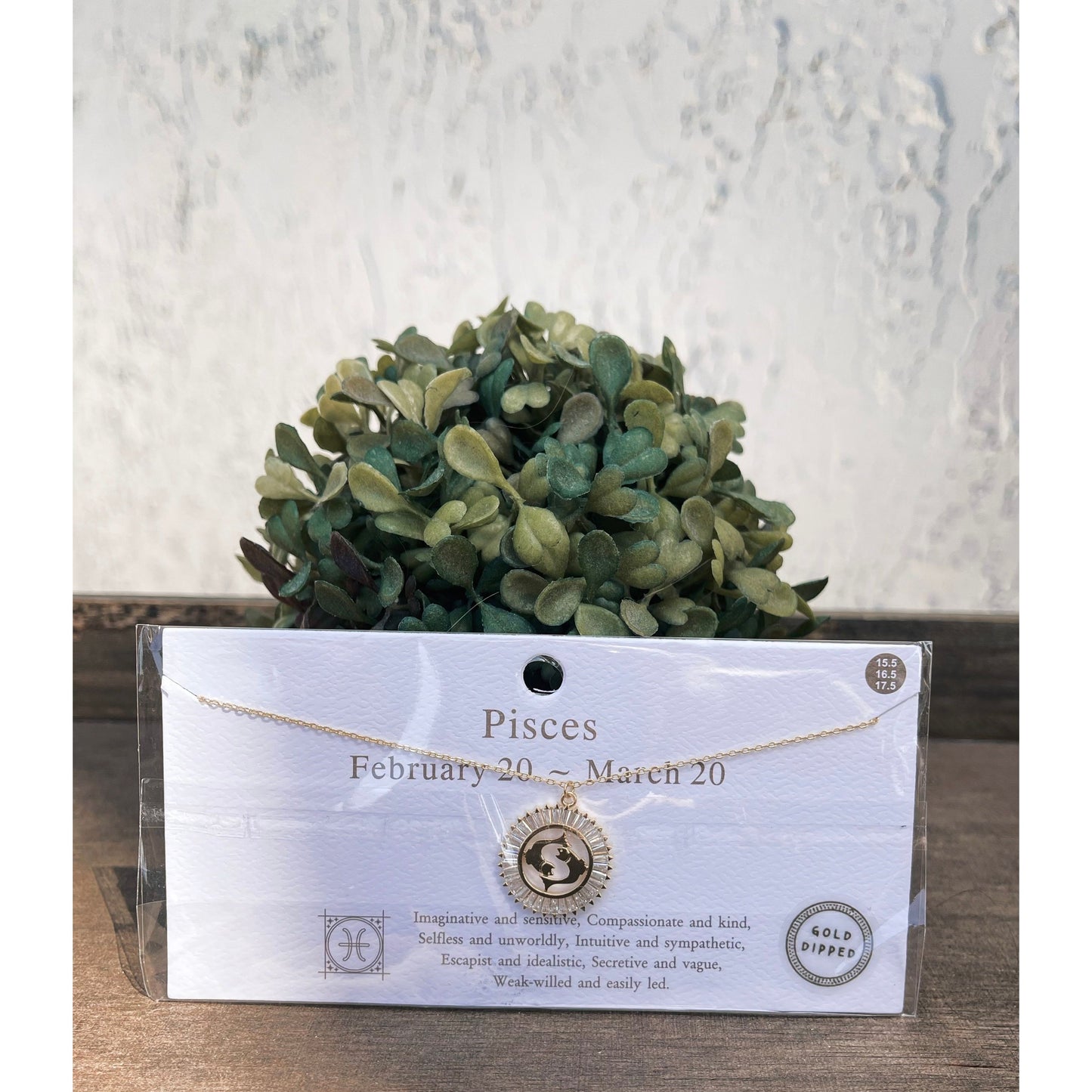 Zodiac Necklace Gold