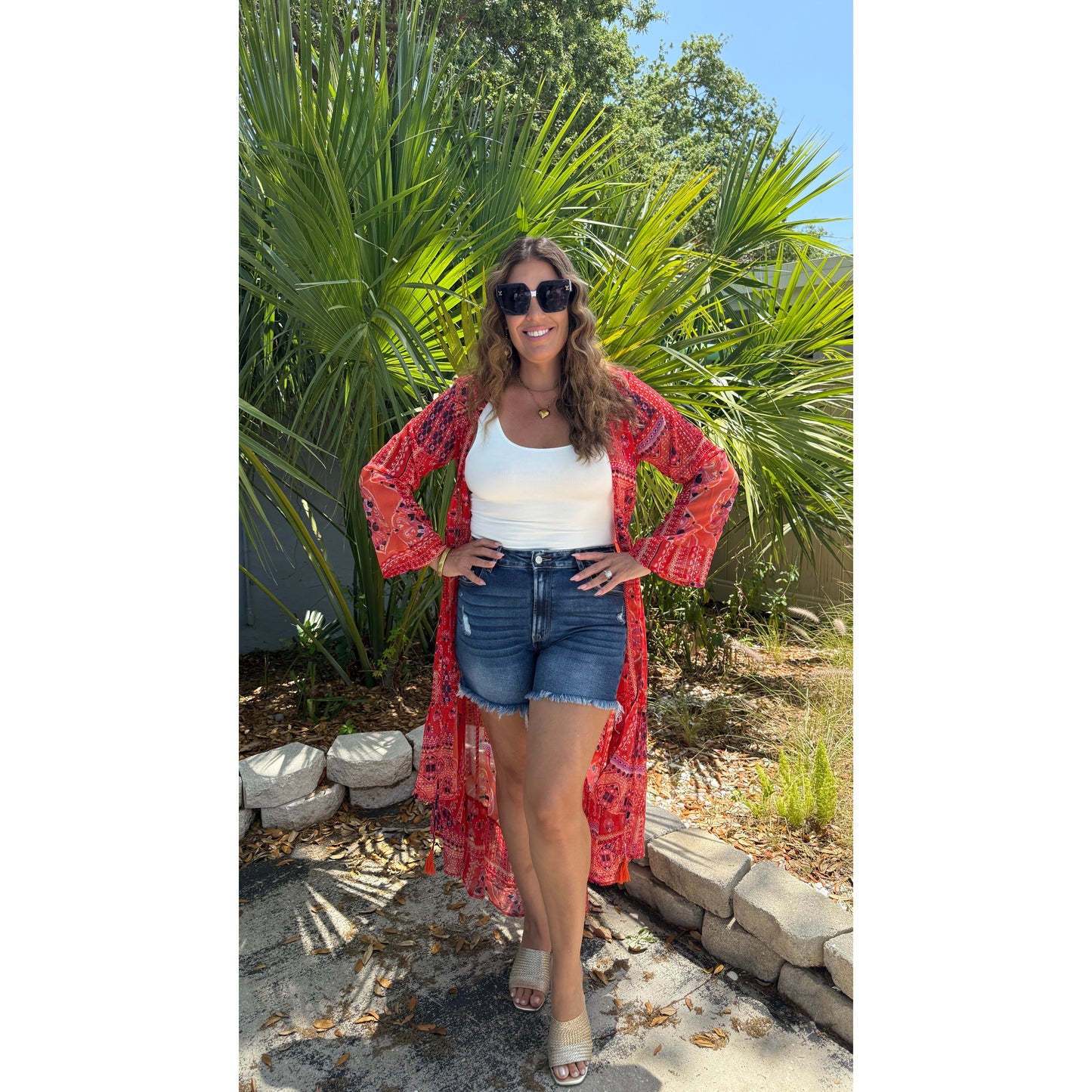 Interbloom Boho Kimono