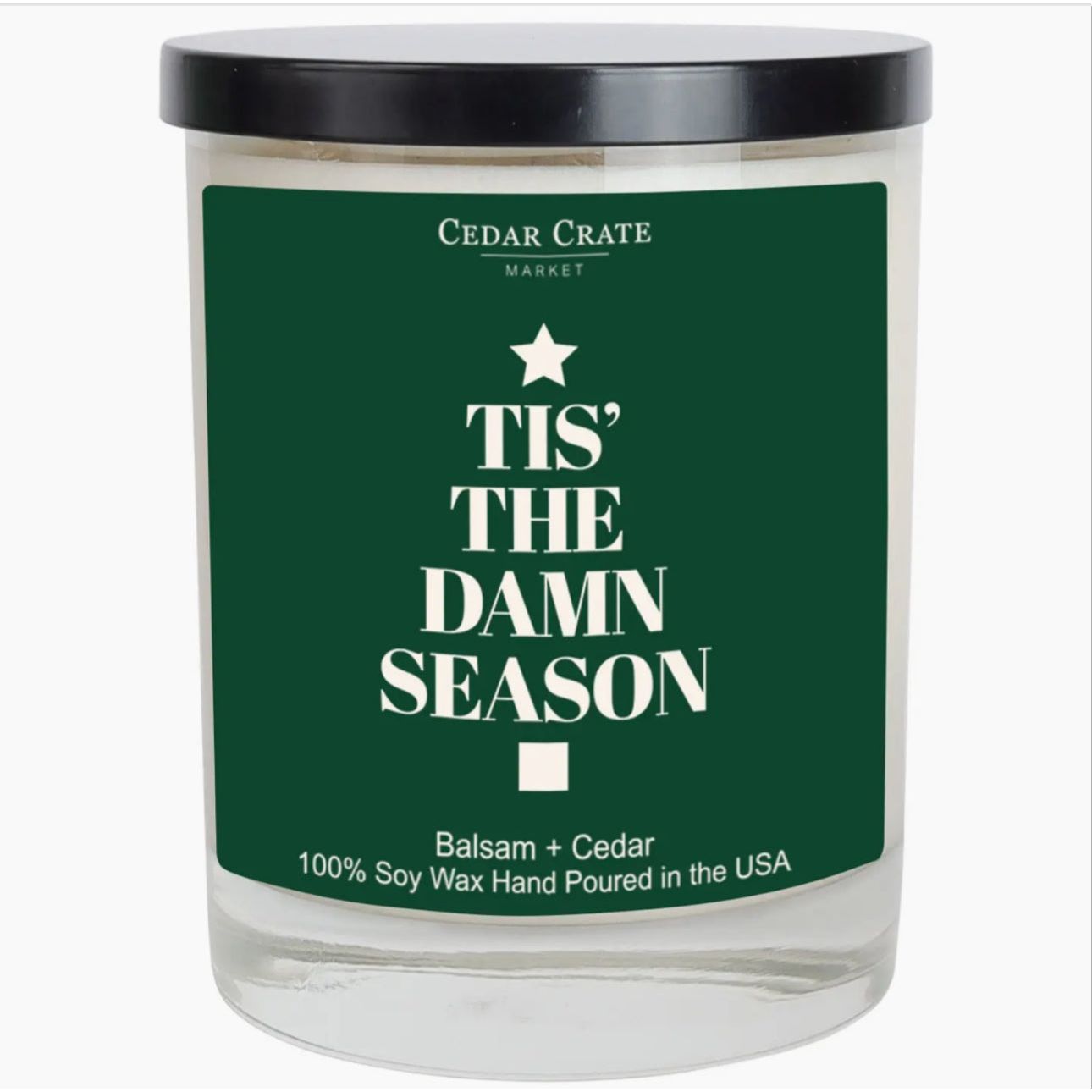 Tis' the Damn Season | Christmas Candle