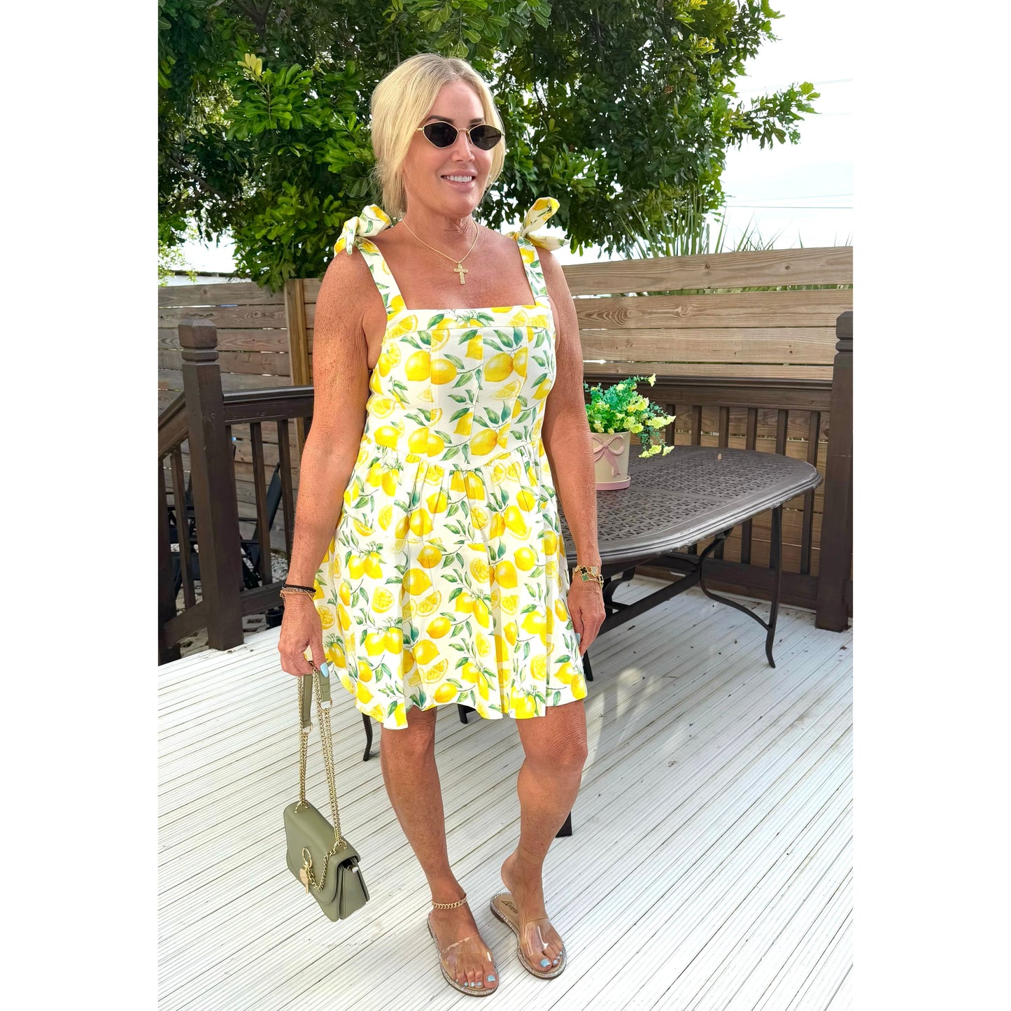 Sorrento Style Lemon Dress